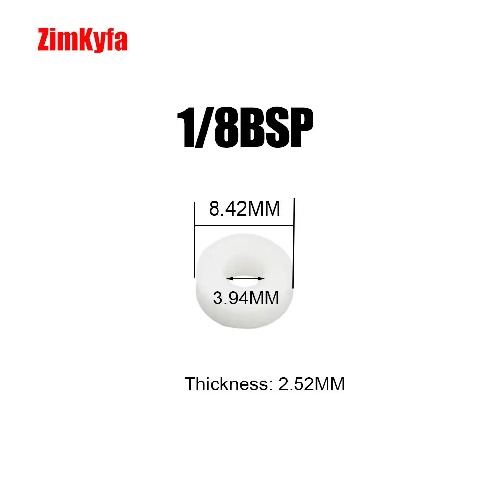 PCP Пейнтбол 1/8BSP / M10 M8 PTFE прокладка шайба уплотнительное кольцо для манометра