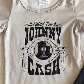 

Toddler girls outfits for back to school letters t-shirt tunic top black bell-bottom long pants kids wear