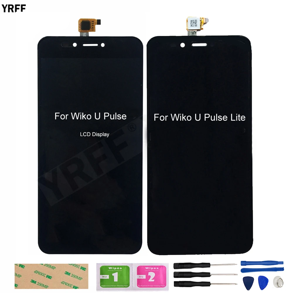 

High Quality LCD Screen For Wiko U Pulse Lite LCD Display With Touch Screen Glass Panel Digitizer Assembly Repair Parts