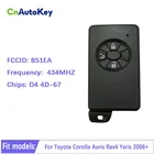 CN007189 B51EA 0780 PCB 3 кнопки 433 МГц смарт-ключ для Toyota Corolla Auris Rav4 Yaris 2006 + P1 D4 4D-67 89904-52071 послепродажное обслуживание
