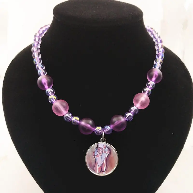 Балетные тапочки танцевальная обувь Очаровательное ожерелье из бисера детский