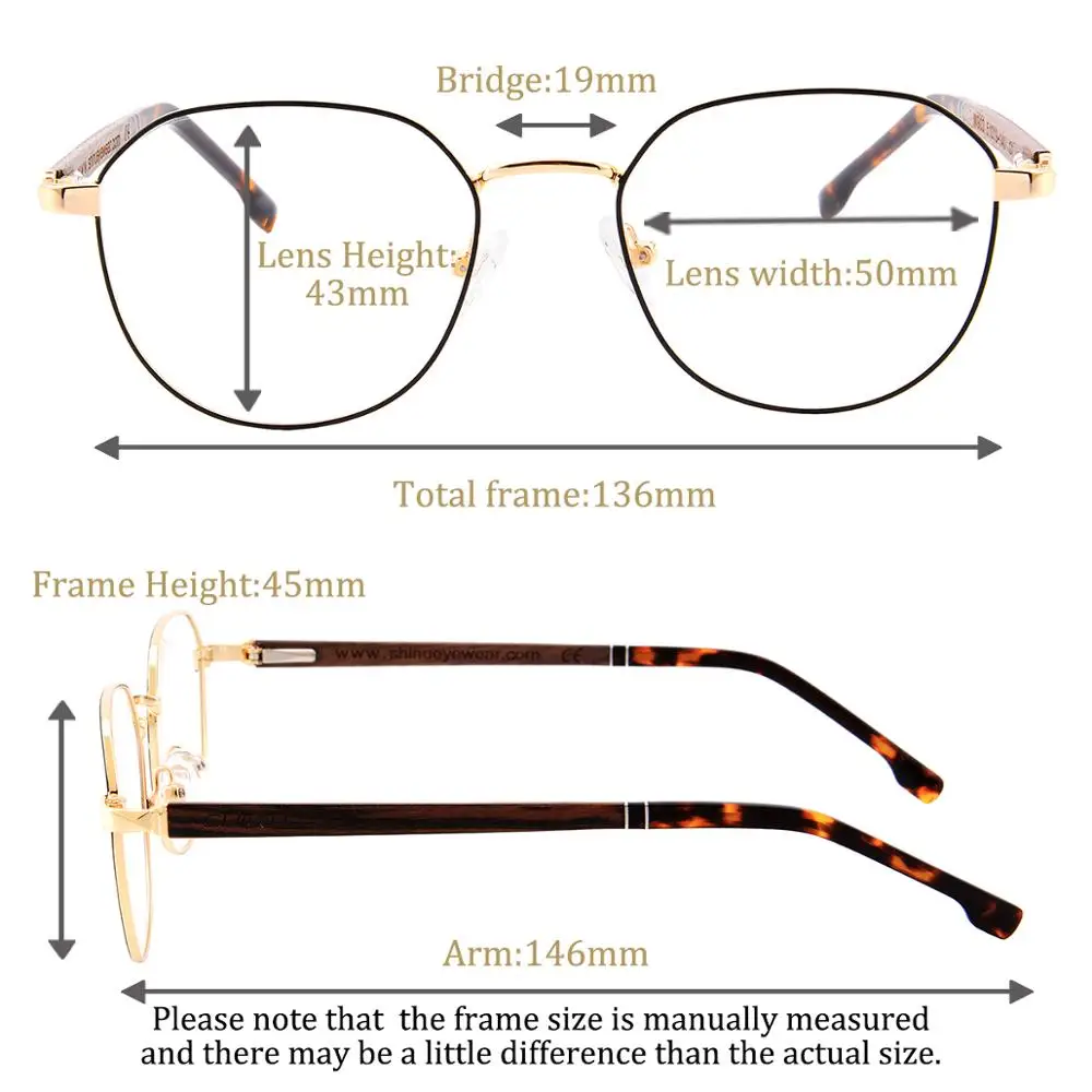 UOOUOO Wood glasses frame men women wooden eyeglasses retro square eyewear prescription glasses frame blu ray computer glasses