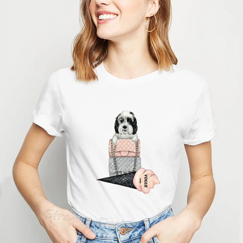 Модная Новая Летняя женская Футболка Косметический Чехол Сумка Духи Помада