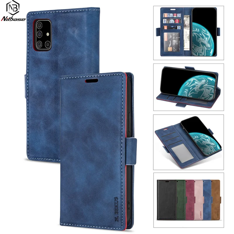 

For Samsung Galaxy A21S A71 A51 A11 A12 A31 A31 A42 A52 A41 A81 A91 A70 A50 A40 A30 A10 A20 Flip Leather Wallet Phone Case Cover