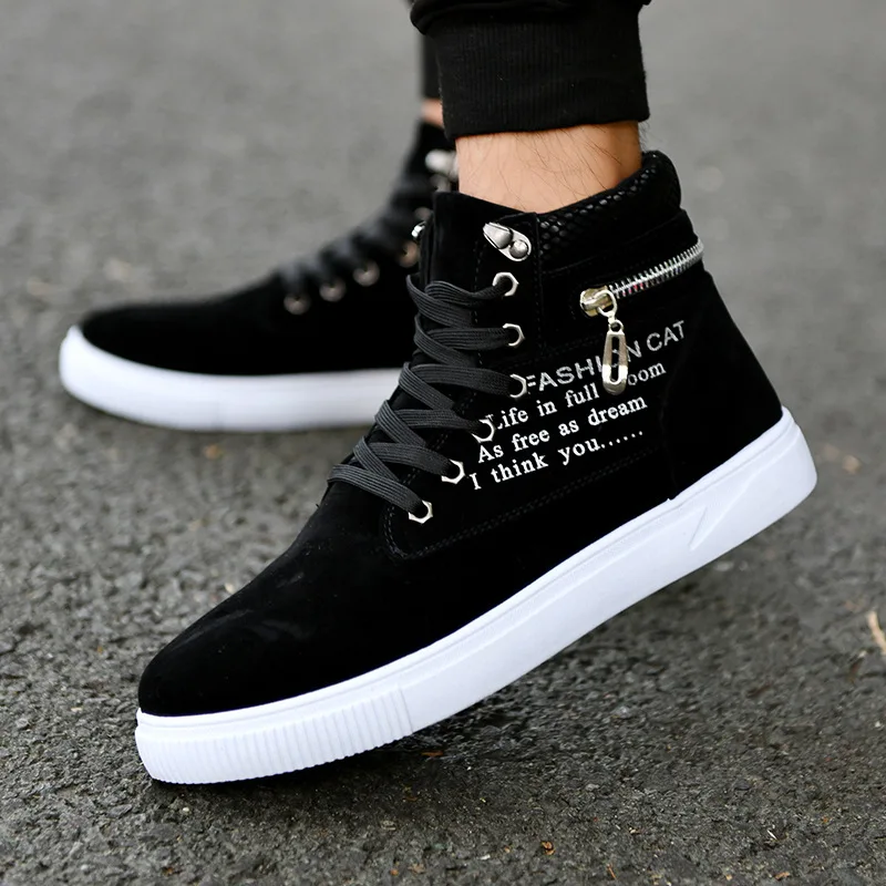 2018 популярные мужские ботинки модные теплые зимние мужская обувь Осенняя