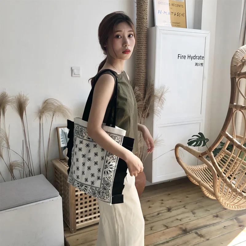 Youda Классическая Ретро сумка Тотем принт дизайн женская парусиновая китайский