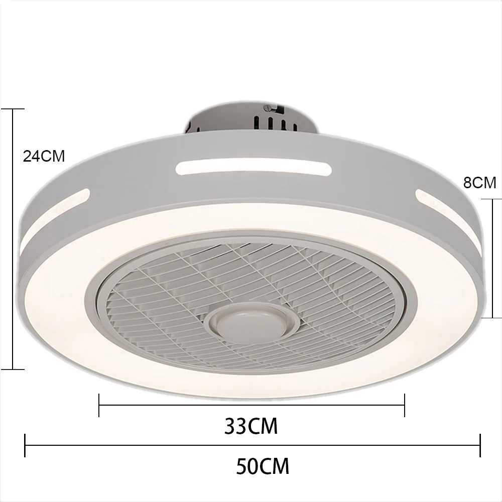 Современный светодиодный потолочный вентилятор домашний декор 220 В с