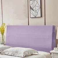 high elastic headboard dust cover solid color bed back case modern simple bedside cover all inclusive breathable bed head cover