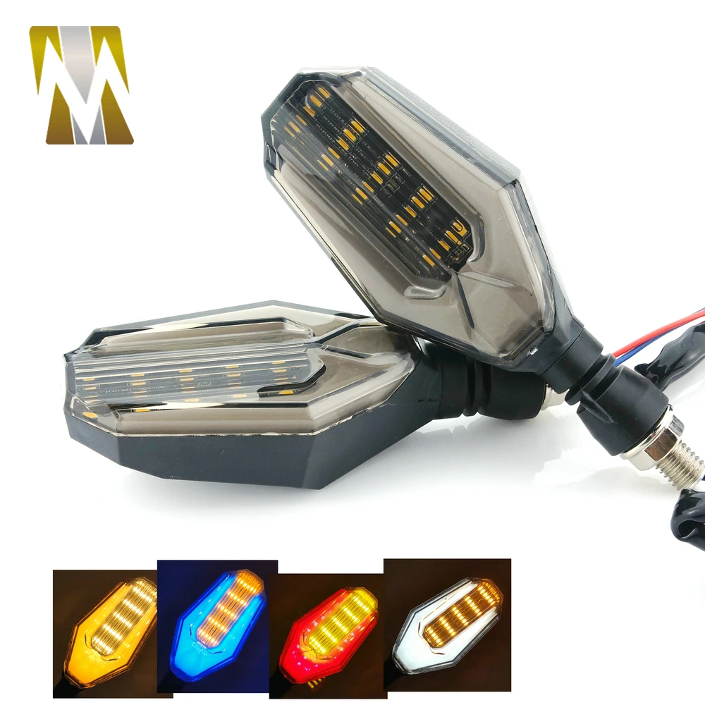 12V LED 8 мм винтовой болт Универсальный мото Фонарь указателя поворота для