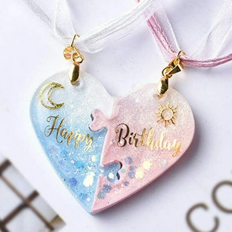 

Silicone Epoxy Resin Mold Love Lock for Lovers Pendant DIY Epoxy Resin Mould Necklace Casting Mold Jewelry Making Tools