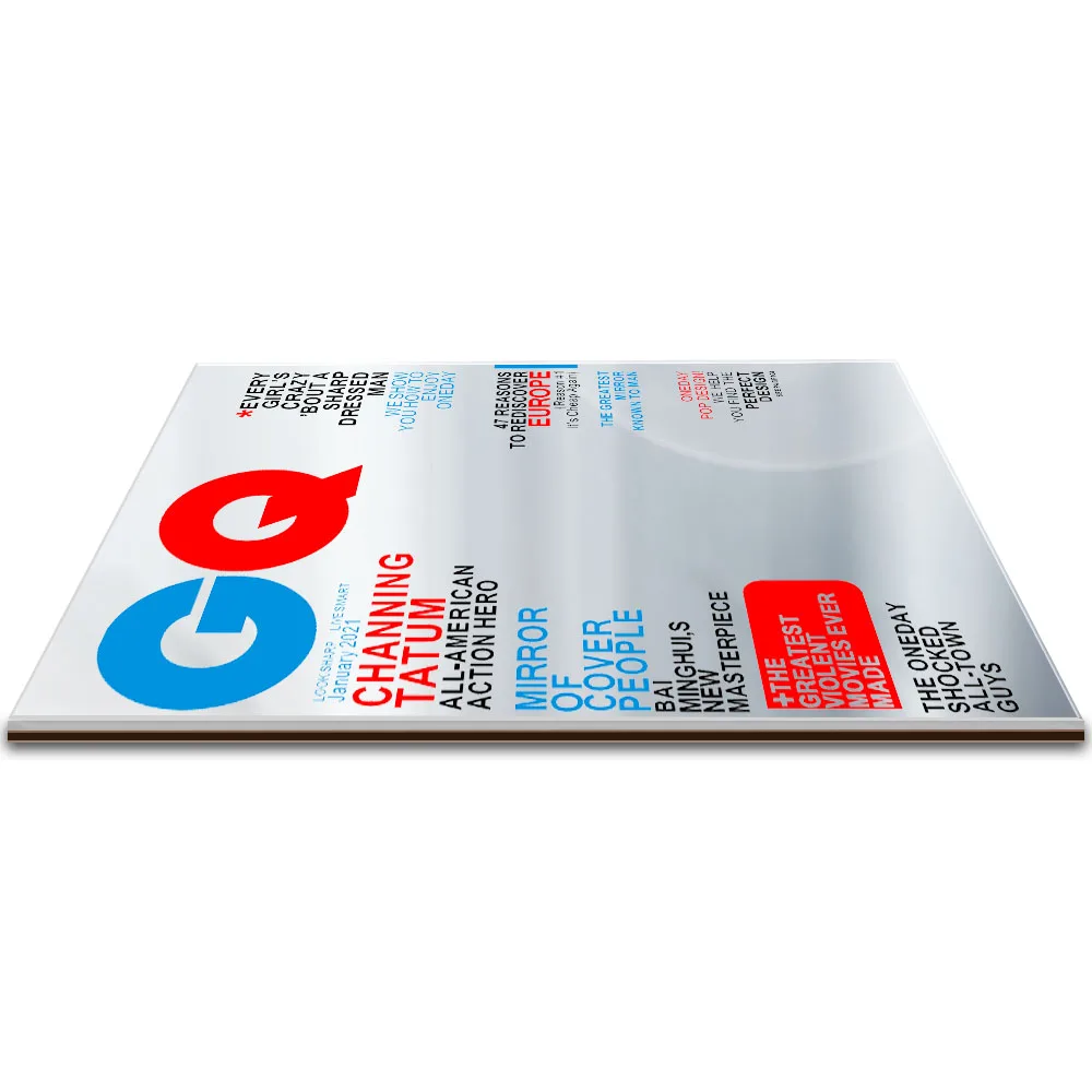 Современный Прямоугольник GQ Обложка для журналов настенные Декорации стен и