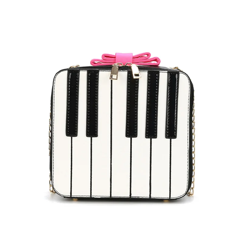 Фото Индивидуальная сумка через плечо с пианино 2021 модная маленькая сумка-мессенджер