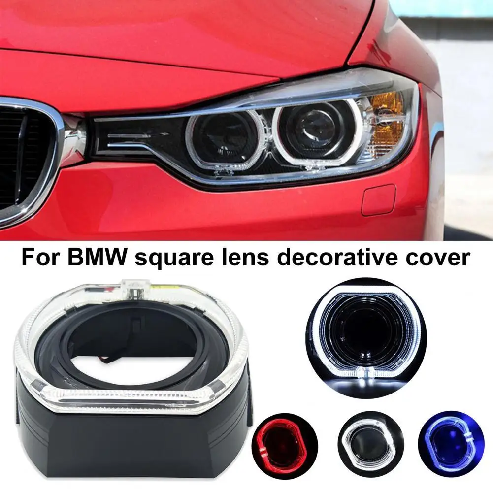 

80% Hot Sell DRL High Brightness Modified Part Black Shell Left/Right Angel Eyes Daytime Running Light Headlight for BMW 3 Serie