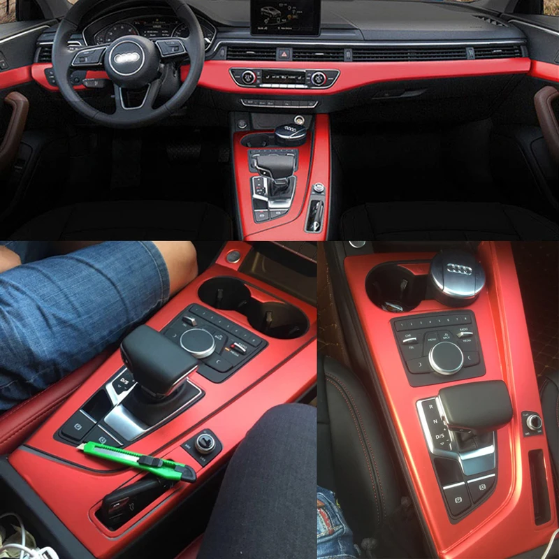 

Наклейки из углеродного волокна 3D/5D для Audi A4 A5 B9 2017-2019