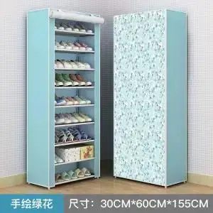 

Simple Assemble Shoe Rack Multilayer Nonwoven Fabric Shoe Organizer Dust-proof Shoe Storage Living Room Shelvers for Store Shoes