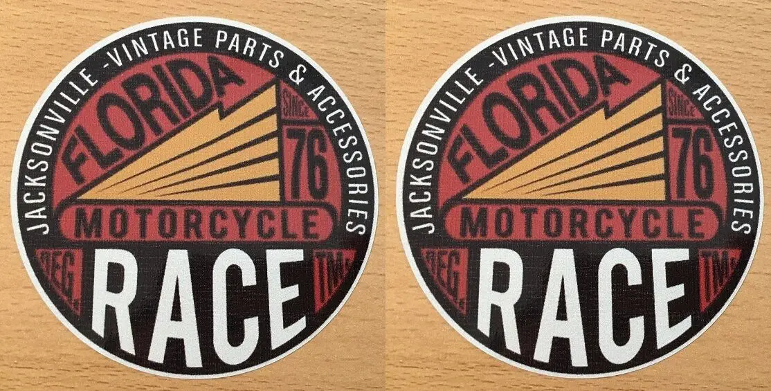 Винтажные детали Наклейка Байкерский мотоцикл США V2 ретро M016|Наклейки на стену| |