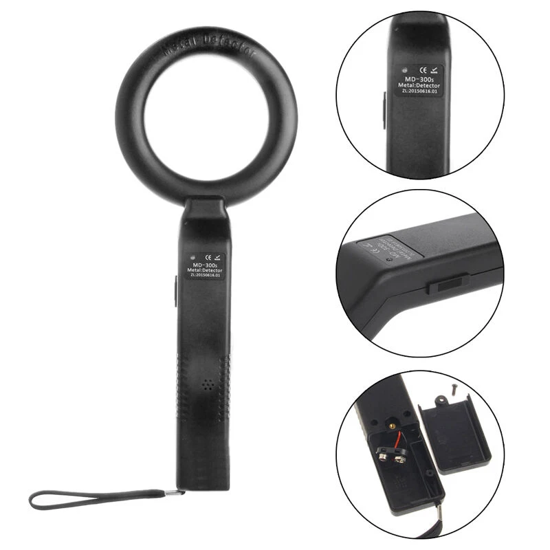 Md-300 Handheld Portable Security Metal Detector Scanner Highsensitivity Detecting Instrument Kit Produ | Инструменты