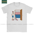 Мужская хлопковая футболка Wally's гардероба Ou Est Charlie Waldo, с пародией, в стиле 90-х, футболки с коротким рукавом, 6XL