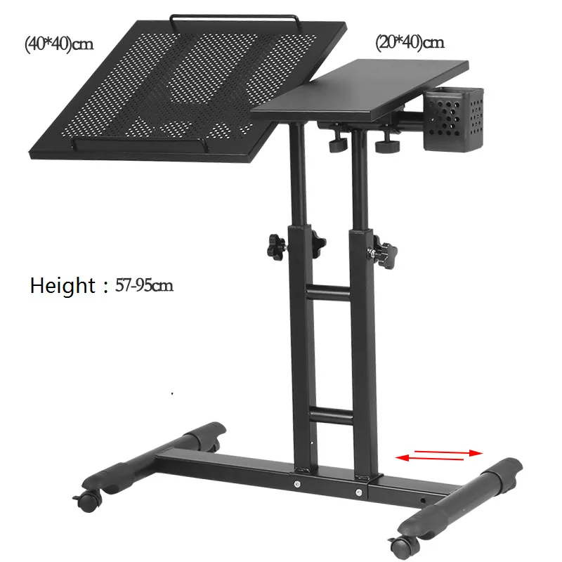 Офисный письменный стол прикроватный столик маленький Регулируемый для