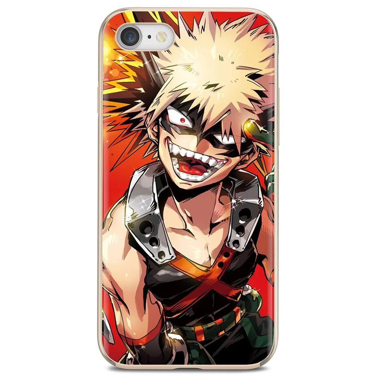 Чехол для iPhone 10 11 12 Pro Mini 4S SE 5C 6 6S 7 8 X XR XS Plus Max 2020 My-Hero-Академия-Bakugou-Katsuki | Мобильные