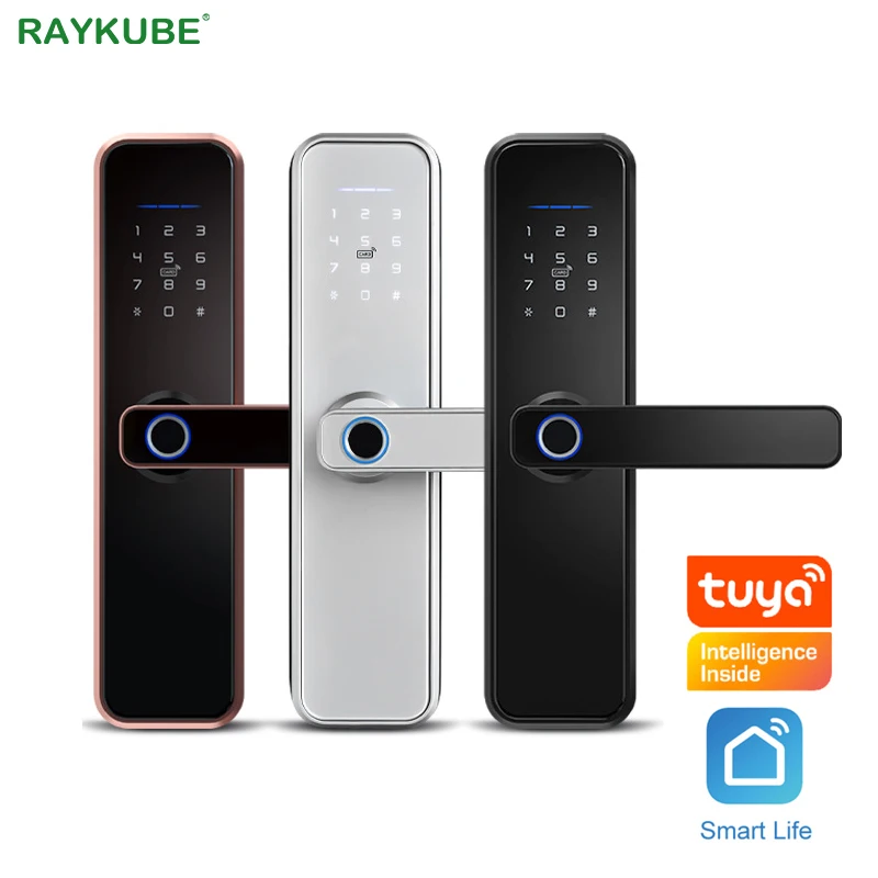 

X5 Tuya Wifi Intelligent Door Lock Biometric Fingerprint Password IC Card Electronic Door Lock Home Security Keyless Safe Home
