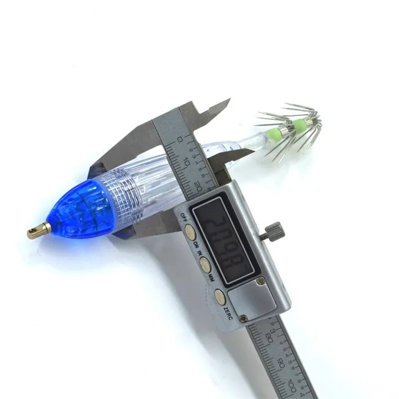 Электронный кальмары крюк для рыболова ночной рыбалки светильник led приманка