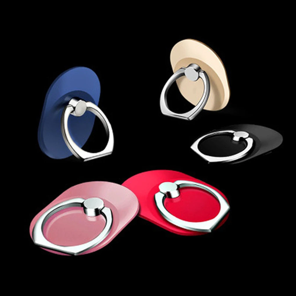 

Finger Ring Holder Stand Grip 360 Rotating For Mobile Phone Car Magnetic Mount Phone Back Sticker Pad Unniversal Bracket