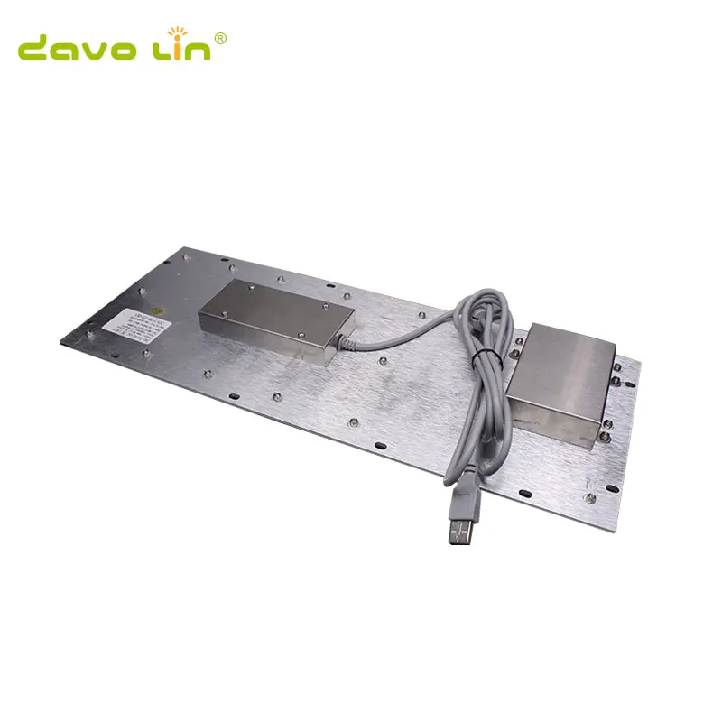 Embedded Mounting waterproof usb Industrial Metallic Stainless Steel keyboard metal keyboard with touchpad mouse