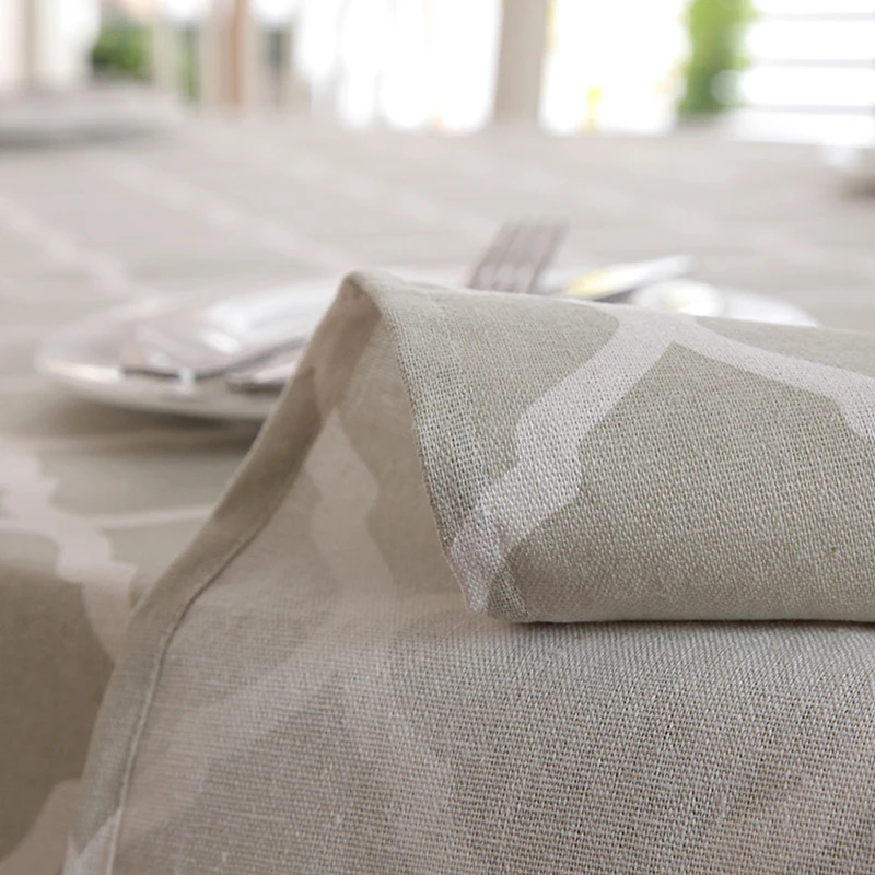 

Christmas tablecloth comfortable linen simple pattern washable