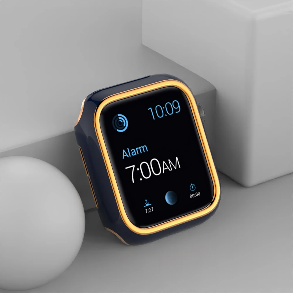 Hollow PC Protector Case for Apple Watch 8 Cover Series 7 6 SE 5 4 3 Bumper 45mm 41mm 44mm 40mm 38mm 42mm for Iwatch Hard Frame