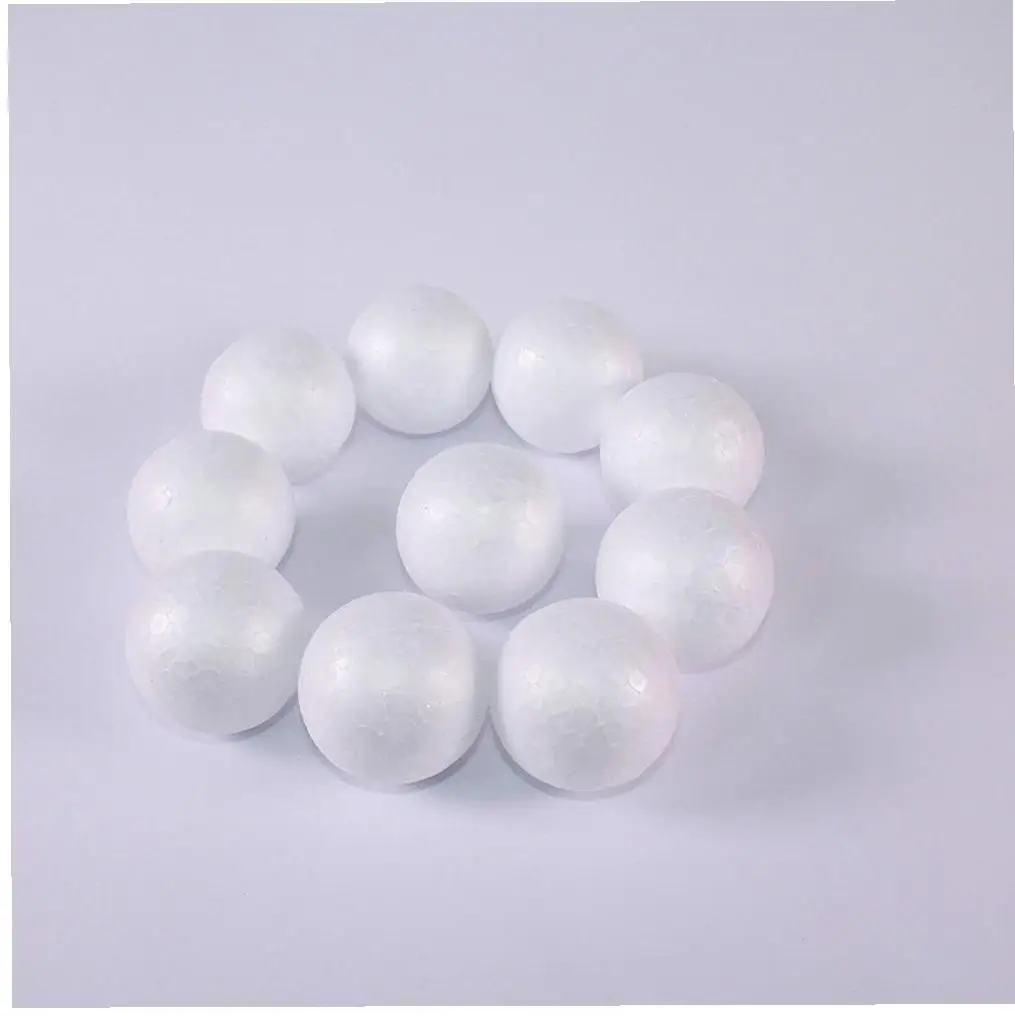 10 Полистирольных шариков 50 мм | Дом и сад