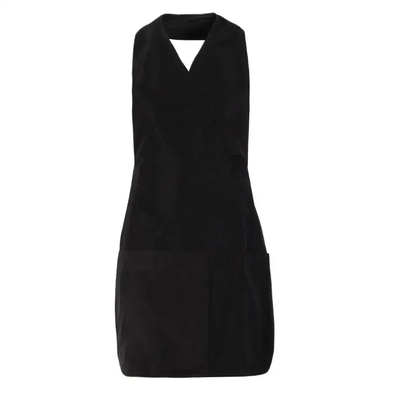 Новый Pro с v образным вырезом Юбка в 3 кармана парикмахерские обертывания