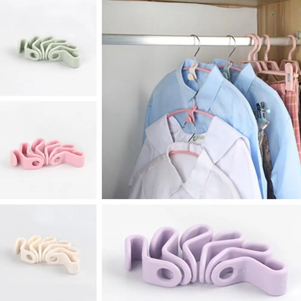 6 шт./компл. космическая вешалка для стека крючки пластиковый шкаф шкафа крючок