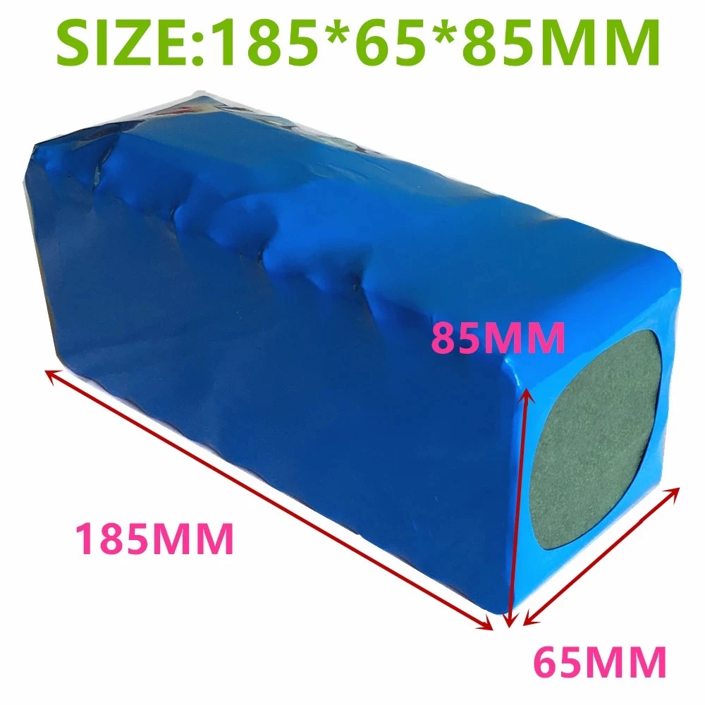 

T-type Interface 36V Battery 10S4P 74Ah Battery Pack 1000W High Power Battery 36V74000mAh Electric Bicycle BMS + 42v Charger