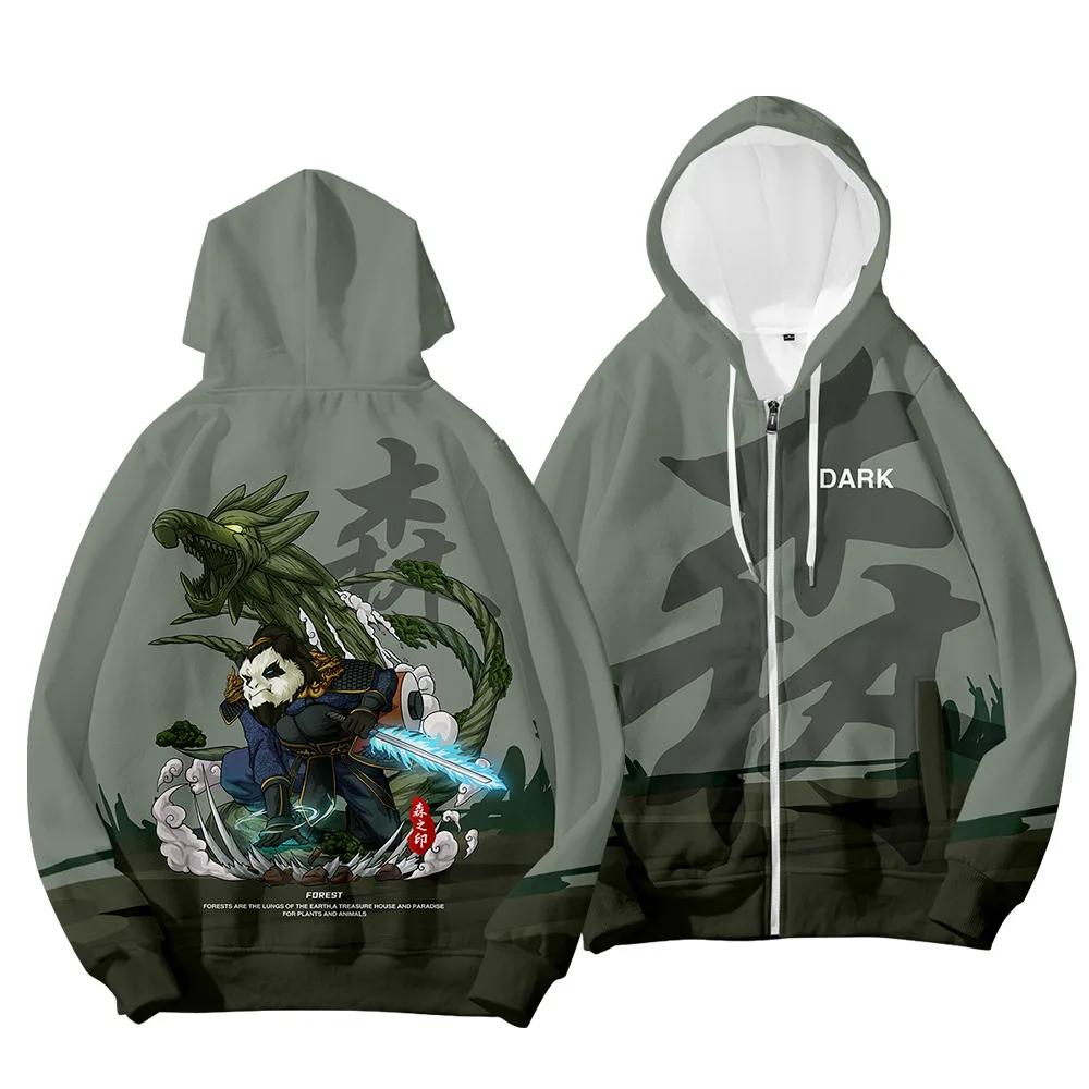 

Осень-зима 2020, зеленые толстовки, свитшот, мужские толстовки, модная повседневная мужская толстовка с принтом панды, уличная одежда