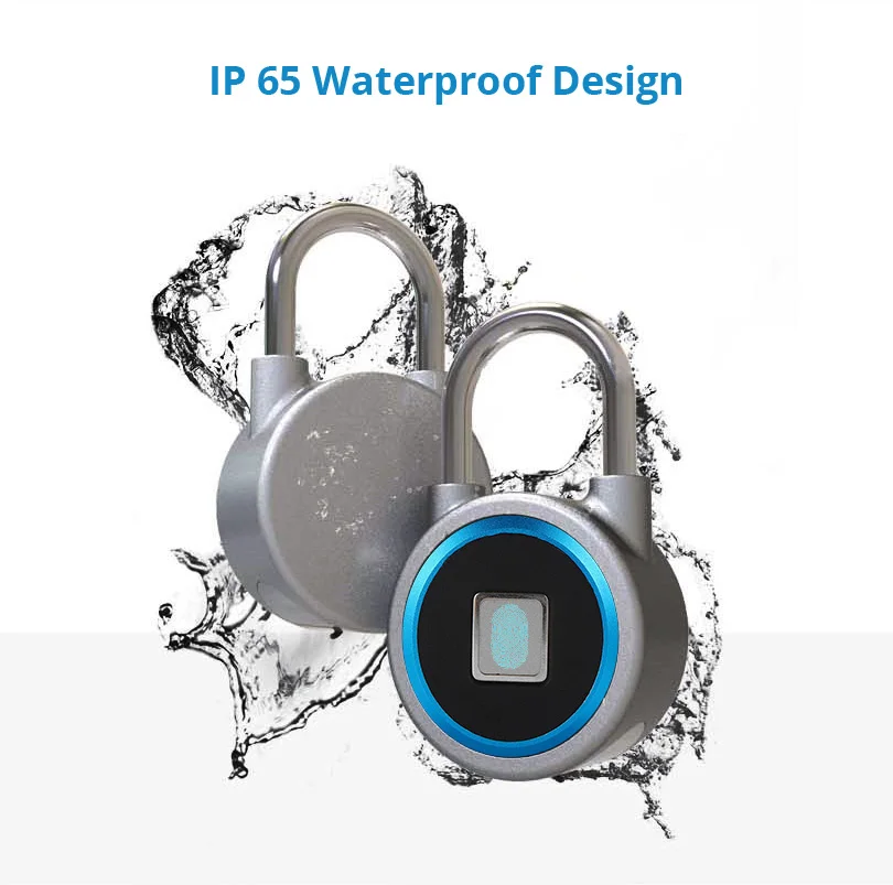 Bayroon Безопасность Портативный умный водонепроницаемый замок без ключа