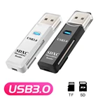 2 в 1 кард-ридер USB 3,0 Micro SD TF кард-ридер высокоскоростной многокарточный писатель адаптер флэш-накопитель аксессуары для ноутбука