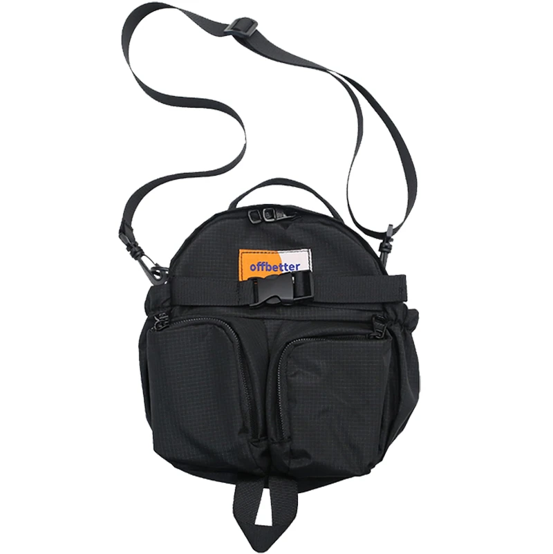 

Tooling style fashion brand small shoulder bag personality function messenger bag couple bag student small bag ins hip-hop bag