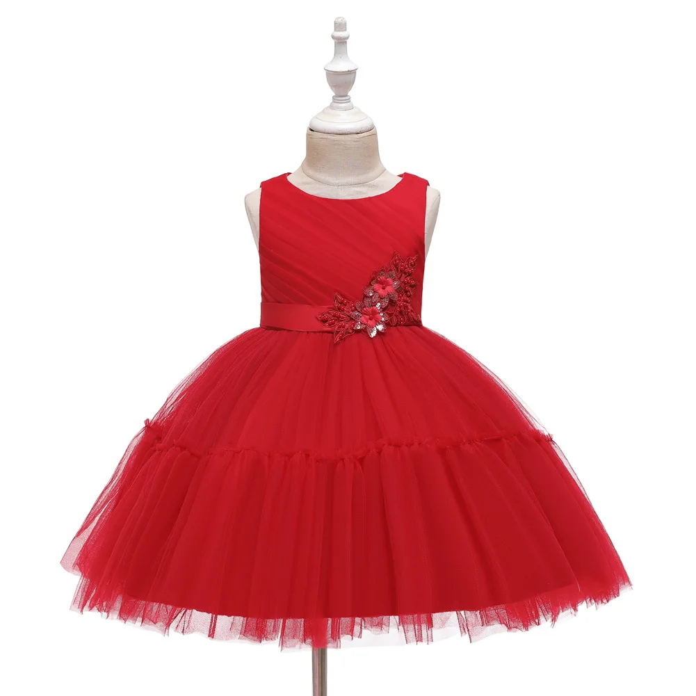 Платье для девочек Элегантное летнее платье принцессы на новый год Детские