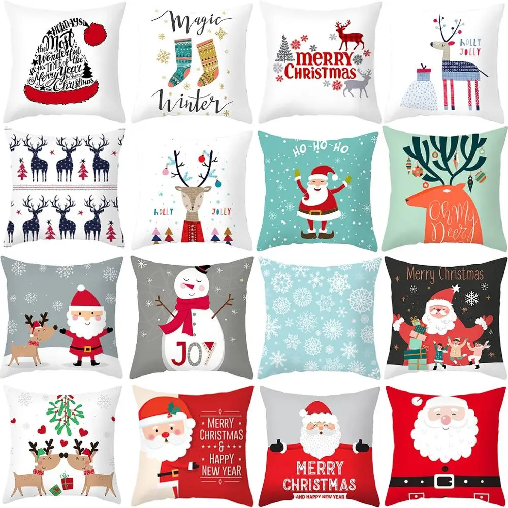 Рождественские украшения для дома Санта Клаус дерево Рождественский Чехол на