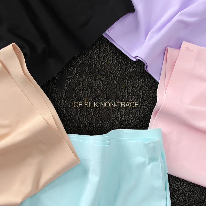 Женские трусики IYUNYI бесшовное нижнее белье из ледяного шелка женские большого