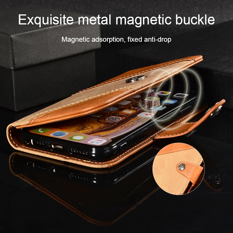 Case For Lenovo K6 Note Flip Cover Leather Coque Luxury Protective Fundas With Card Slot |