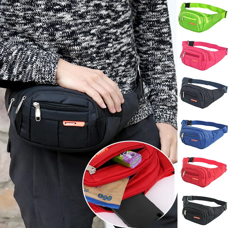 Поясная Сумка унисекс для мужчин и женщин уличный спортивный кошелек бега
