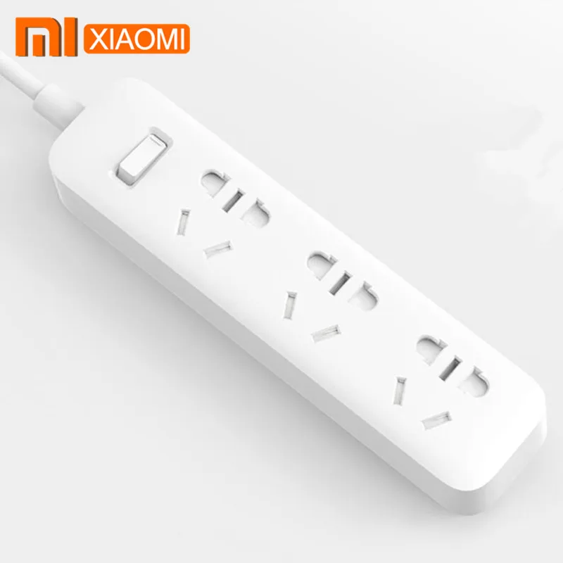 Патч панель Xiaomi Mijia 3 порта 1 8 м евровилка|Вилки с розеткой| |