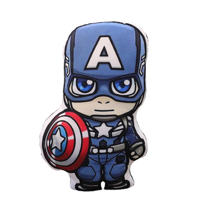 Подушка с героями фильма мстители плюши Человек паук Локи Железный человек