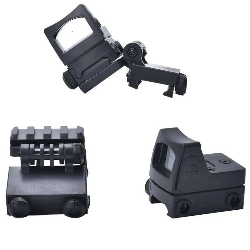 

Side-view Mirror Red Dot Mirror Plastic Toy Accessory With Adjustable Guide Rail Optical Sight Reflective Sight Outdoor Hunting