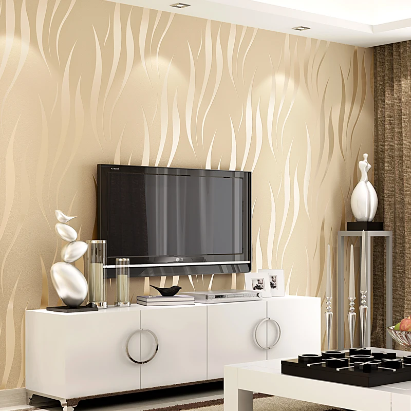 Современный минималистский белые одноцветные спальня гостиная нетканый серый