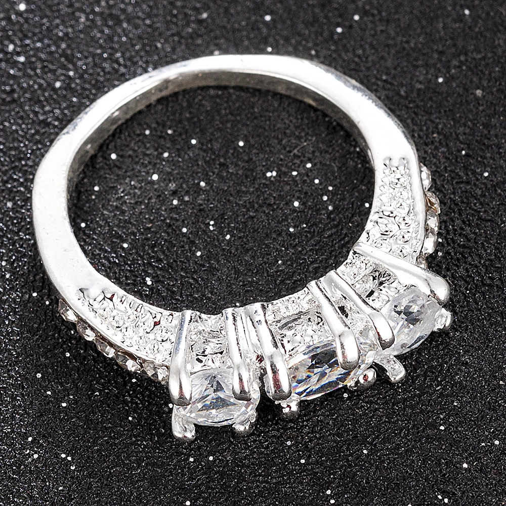 Серебряное кольцо с кристаллом женское Anelli ювелирные изделия кольца обручальные кольца для женщин Anel ювелирные изделия