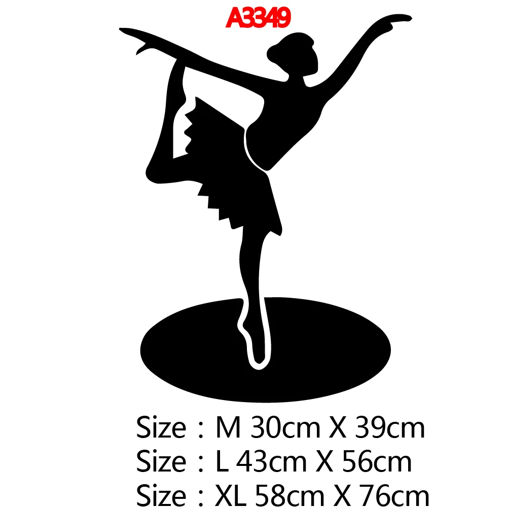 Мультфильм Стиль Балерины Девушка наклейки на стену персонализированные