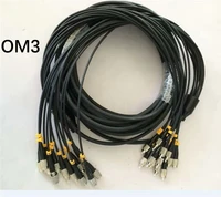 25m 12 cores tpu patchcord 6 0mm om3 mm waterproof lc sc fc multimode armored fiber patch lead outdoor ftta jumper 12c
